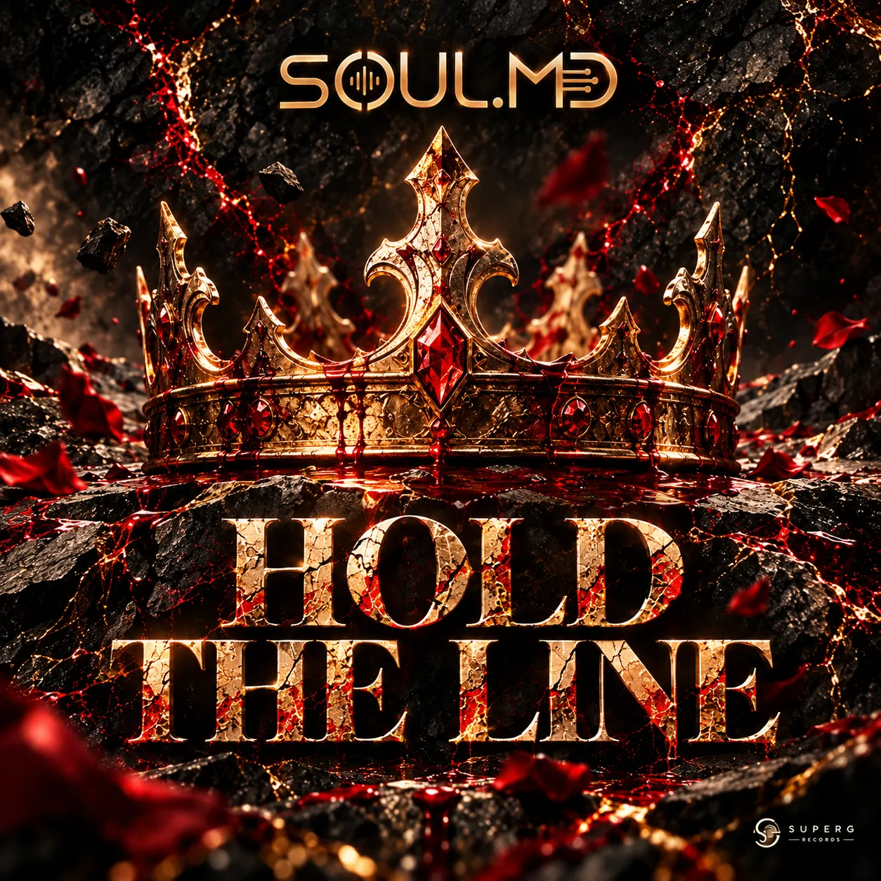 Hold The Line single artwork by SOUL.MD