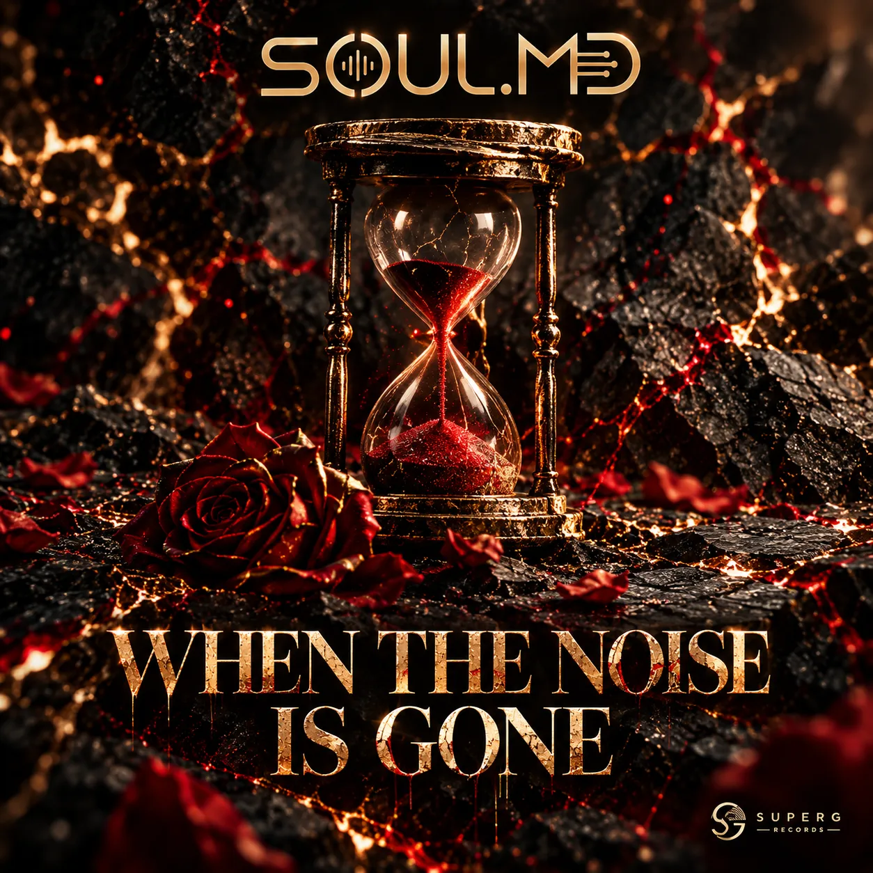 When The Noise Is Gone single artwork by SOUL.MD